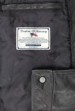 Cockpit USA Calfskin Leather Jean Jacket Z21X003 25 Cockpit USA Calfskin Leather Jean Jacket Z21X003 -Bison Trading Shop cockpit calfskin jean 4