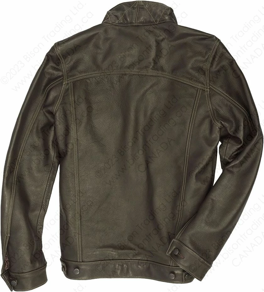 Cockpit USA Calfskin Leather Jean Jacket Z21X003 8 Cockpit USA Calfskin Leather Jean Jacket Z21X003 - Image 6