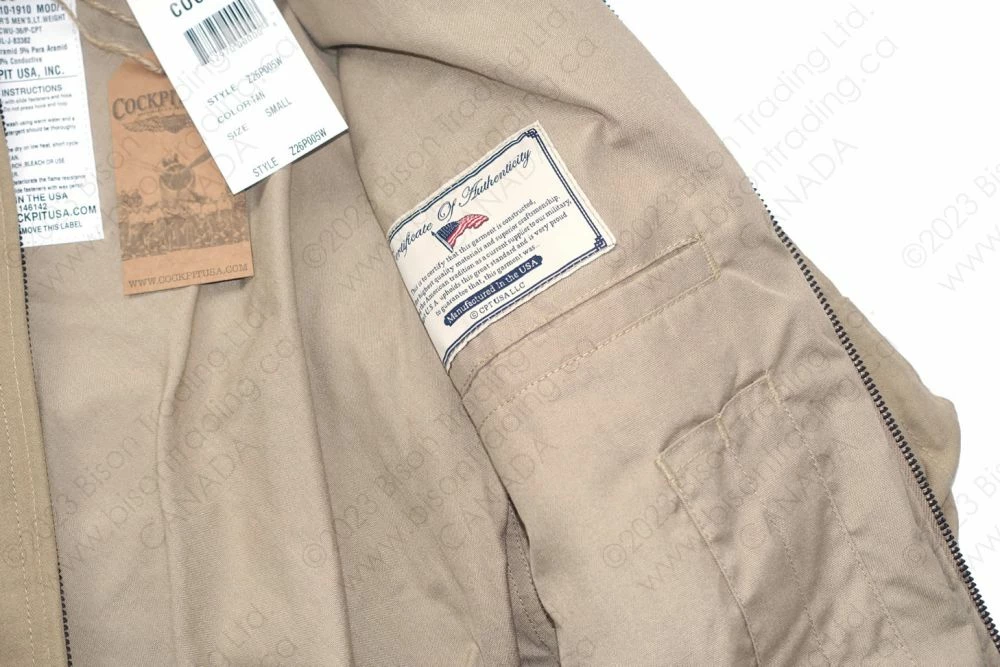 Cockpit USA Nomex CWU Modified 36P Lightweight Jacket Z26P005 16 Cockpit USA Nomex CWU Modified 36P Lightweight Jacket Z26P005 - Image 14