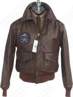 Cockpit USA 75th Anniversary Limited Edition D-Day A-2 Jacket Z21B102 26 Cockpit USA 75th Anniversary Limited Edition D-Day A-2 Jacket Z21B102 -Bison Trading Shop cockpit dday a2 40 15
