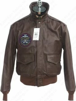 Cockpit USA 75th Anniversary Limited Edition D-Day A-2 Jacket Z21B102 27 Cockpit USA 75th Anniversary Limited Edition D-Day A-2 Jacket Z21B102 -Bison Trading Shop cockpit dday a2 40 16