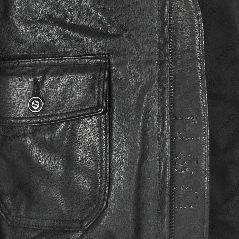 Cockpit USA Black Leather G-1 Military Spec Jacket Z21E013 14 Cockpit USA Black Leather G-1 Military Spec Jacket Z21E013 - Image 12