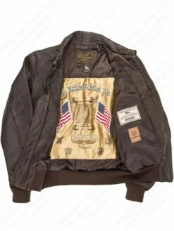 Cockpit USA Navy Carrier Pilot's Flight Jacket Z21I024 24 Cockpit USA Navy Carrier Pilot's Flight Jacket Z21I024 -Bison Trading Shop cockpit g1 forrestalcarrier 02