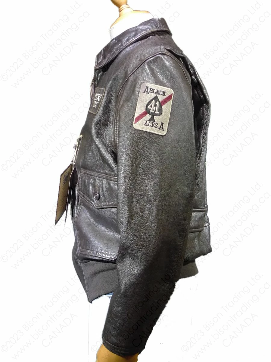 Cockpit USA USS Forrestal Carrier Pilot's Vietnam Flight Jacket Z21E002I 4 Cockpit USA USS Forrestal Carrier Pilot's Vietnam Flight Jacket Z21E002I - Image 2