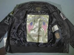 Cockpit USA USS Forrestal Carrier Pilot's Vietnam Flight Jacket Z21E002I 33 Cockpit USA USS Forrestal Carrier Pilot's Vietnam Flight Jacket Z21E002I -Bison Trading Shop cockpit g1 ussjacket 11