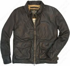 Cockpit USA Division Commanderโs Leather Tanker Jacket Z21U020