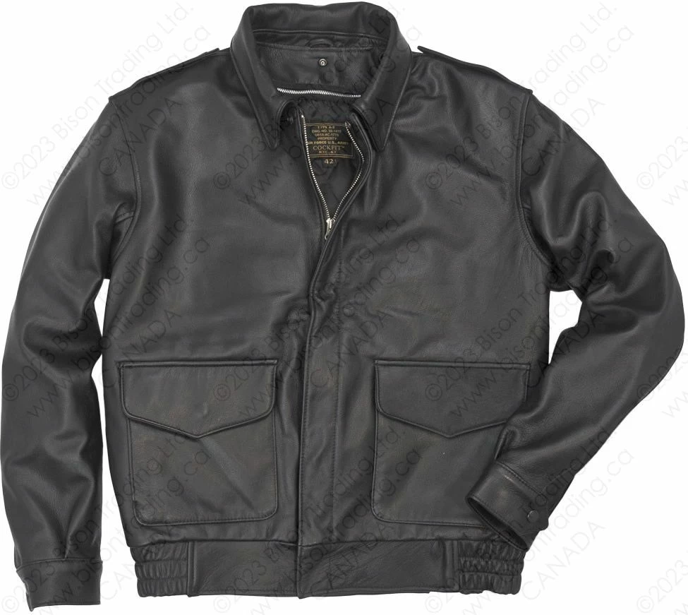 Cockpit USA Flight Crew Leather Jacket Z21S021 4 Cockpit USA Flight Crew Leather Jacket Z21S021 - Image 2
