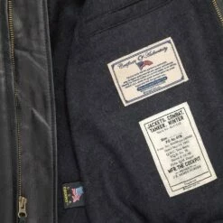 Cockpit USA Leather Tanker Jacket Z21E012 22 Cockpit USA Leather Tanker Jacket Z21E012 -Bison Trading Shop cockpit leather tanker 05