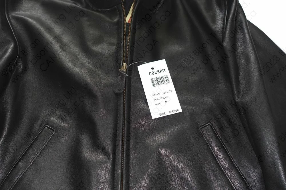 Cockpit USA Leather Tanker Jacket Z21E012 13 Cockpit USA Leather Tanker Jacket Z21E012 - Image 11