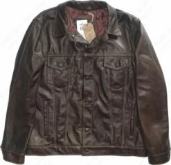 Cockpit USA Calfskin Leather Jean Jacket Z21X003 38 Cockpit USA Calfskin Leather Jean Jacket Z21X003 -Bison Trading Shop cockpit leatherjeanjacket 11