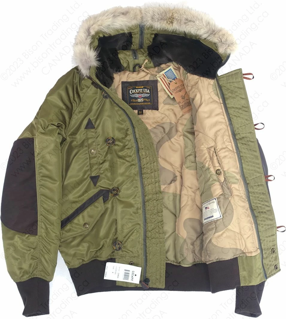 Cockpit USA N-2B Short Winter Parka Z24P002 14 Cockpit USA N-2B Short Winter Parka Z24P002 - Image 12