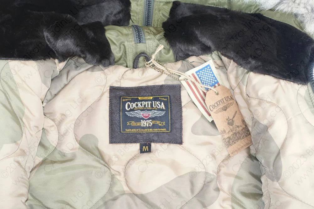 Cockpit USA N-2B Short Winter Parka Z24P002 22 Cockpit USA N-2B Short Winter Parka Z24P002 - Image 20