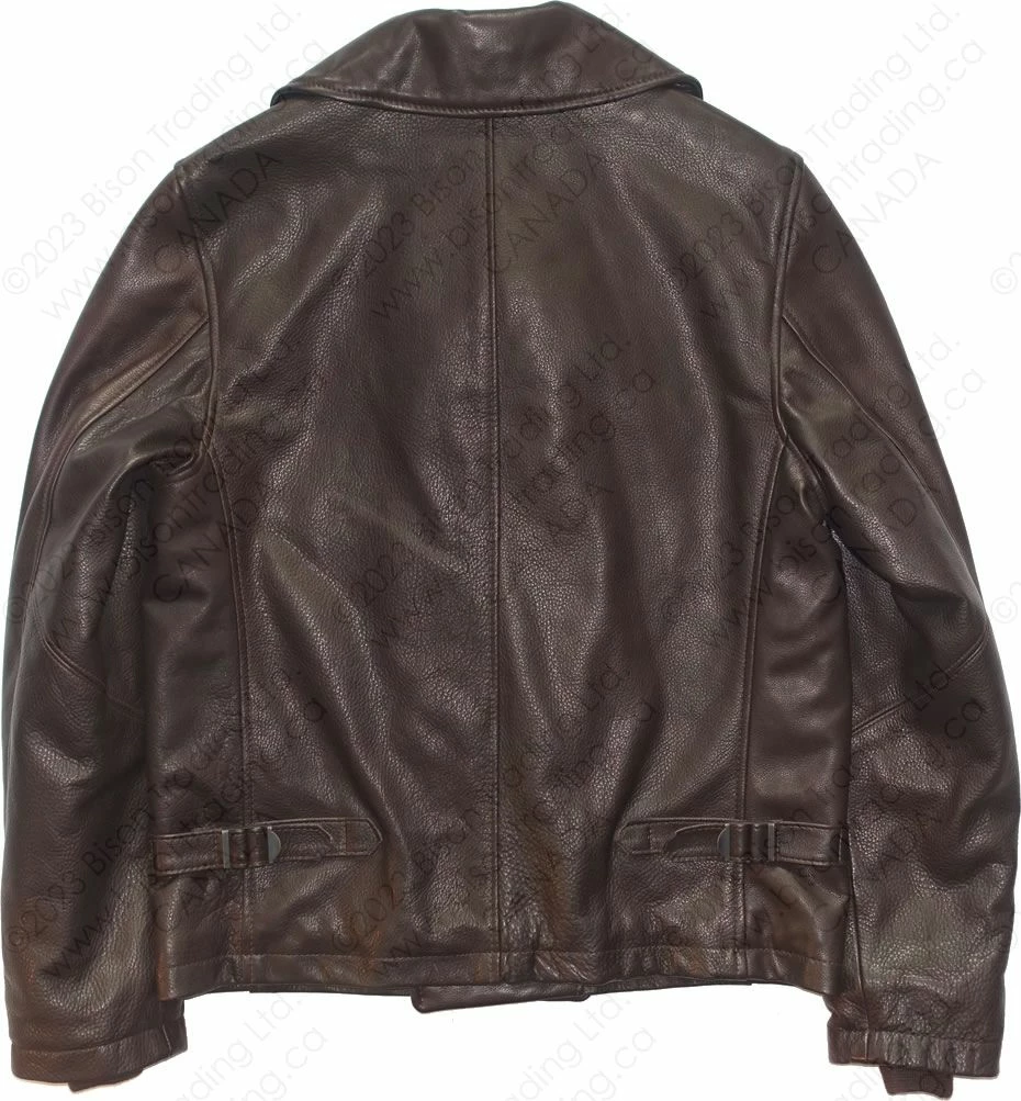 Cockpit USA Naval Short Leather Peacoat Z21U025 13 Cockpit USA Naval Short Leather Peacoat Z21U025 - Image 11