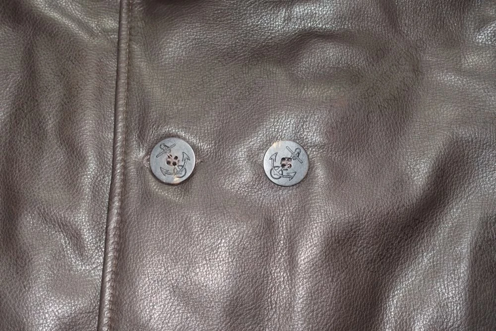 Cockpit USA Naval Short Leather Peacoat Z21U025 16 Cockpit USA Naval Short Leather Peacoat Z21U025 - Image 14