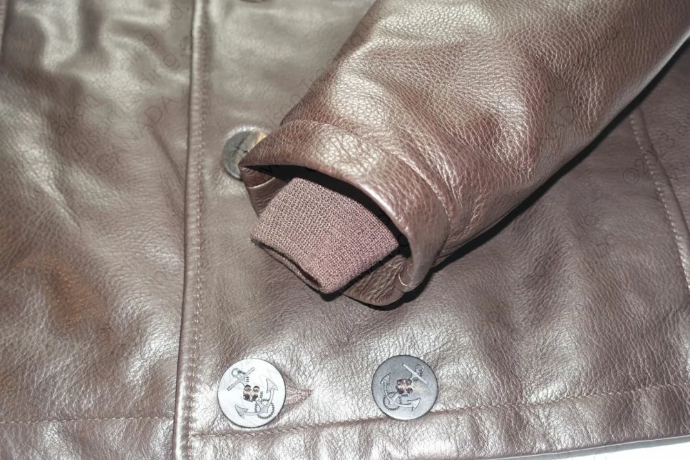 Cockpit USA Naval Short Leather Peacoat Z21U025 17 Cockpit USA Naval Short Leather Peacoat Z21U025 - Image 15