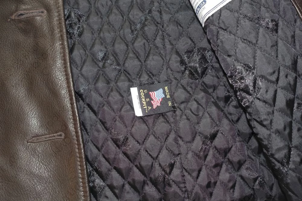 Cockpit USA Naval Short Leather Peacoat Z21U025 21 Cockpit USA Naval Short Leather Peacoat Z21U025 - Image 19