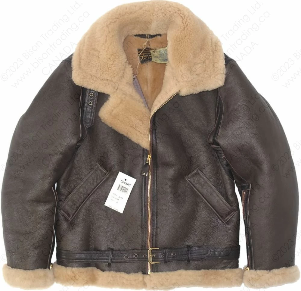 Cockpit USA RAF Sheepskin Bomber Jacket Z2109 16 Cockpit USA RAF Sheepskin Bomber Jacket Z2109 - Image 14