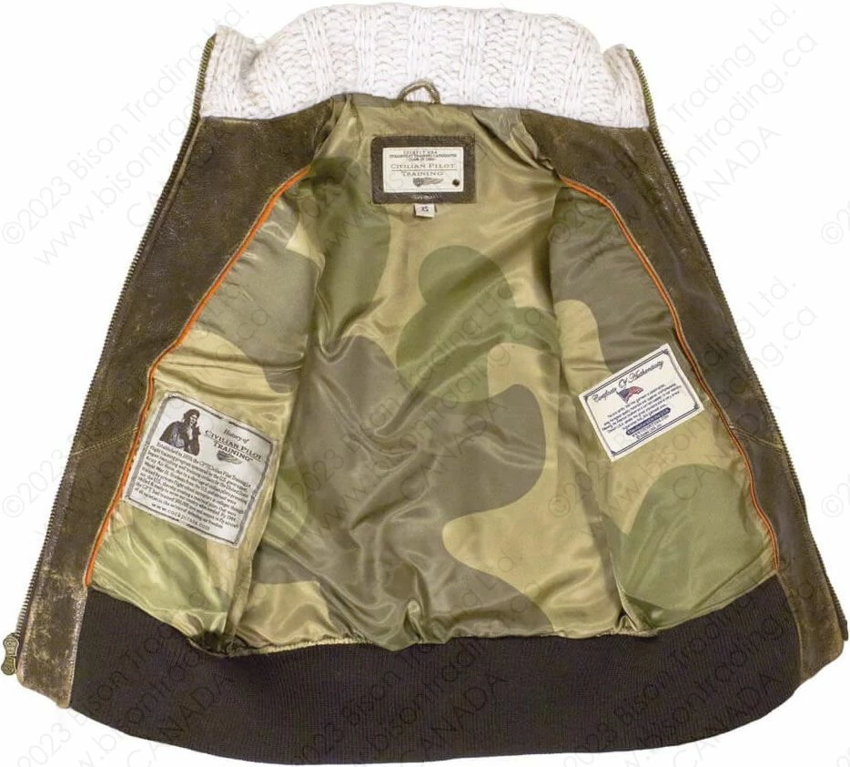 Cockpit USA Women's Rogue Sweater Jacket W28S002 5 Cockpit USA Women's Rogue Sweater Jacket W28S002 - Image 3