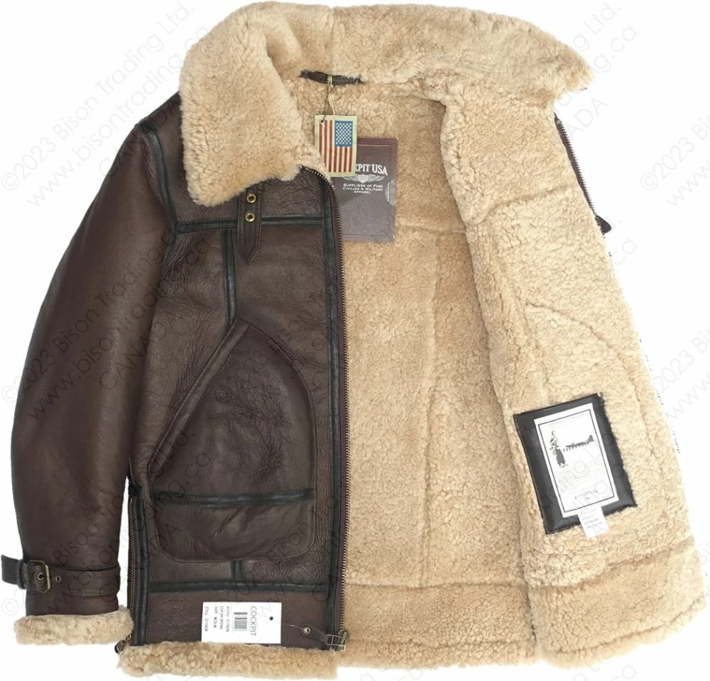 Cockpit USA Super Fortress Sheepskin Jacket Z21Y002 13 Cockpit USA Super Fortress Sheepskin Jacket Z21Y002 - Image 11