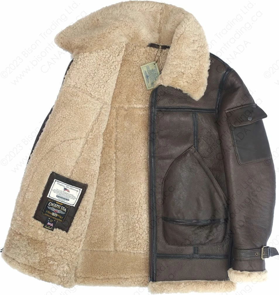 Cockpit USA Super Fortress Sheepskin Jacket Z21Y002 15 Cockpit USA Super Fortress Sheepskin Jacket Z21Y002 - Image 13