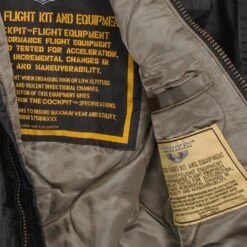 Cockpit USA CWU-55P (Cold Weather Pilots Jacket) Z2214 26 Cockpit USA CWU-55P (Cold Weather Pilots Jacket) Z2214 -Bison Trading Shop cockpit textile cwu55p 05