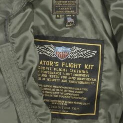 Cockpit USA US Fighter Weapons Jacket Z2285 -Bison Trading Shop cockpit textile usfighter 01