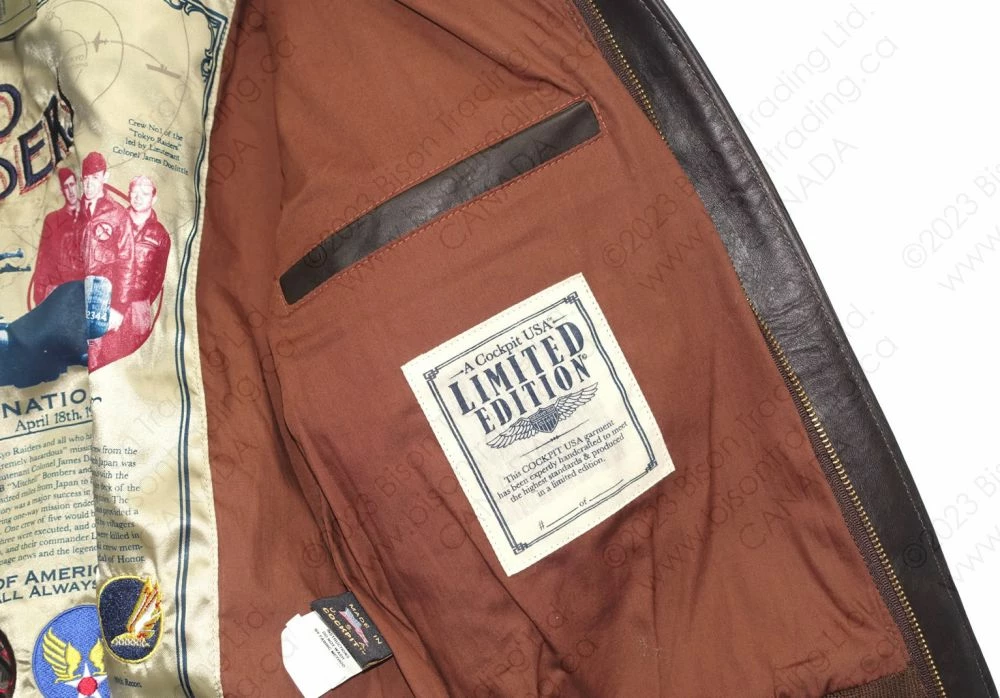 Cockpit USA Tokyo Raiders A-2 Jacket Z21S018 15 Cockpit USA Tokyo Raiders A-2 Jacket Z21S018 - Image 13