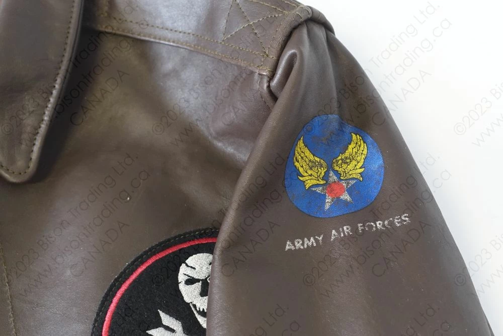 Cockpit USA 40th Anniversary Bottoms Up A-2 Pinup Jacket Z21T008 15 Cockpit USA 40th Anniversary Bottoms Up A-2 Pinup Jacket Z21T008 - Image 13