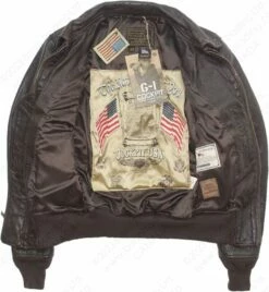 Cockpit USA Navy Carrier Pilot's Flight Jacket Z21I024 30 Cockpit USA Navy Carrier Pilot's Flight Jacket Z21I024 -Bison Trading Shop cockpit uss forrestal carrier 13