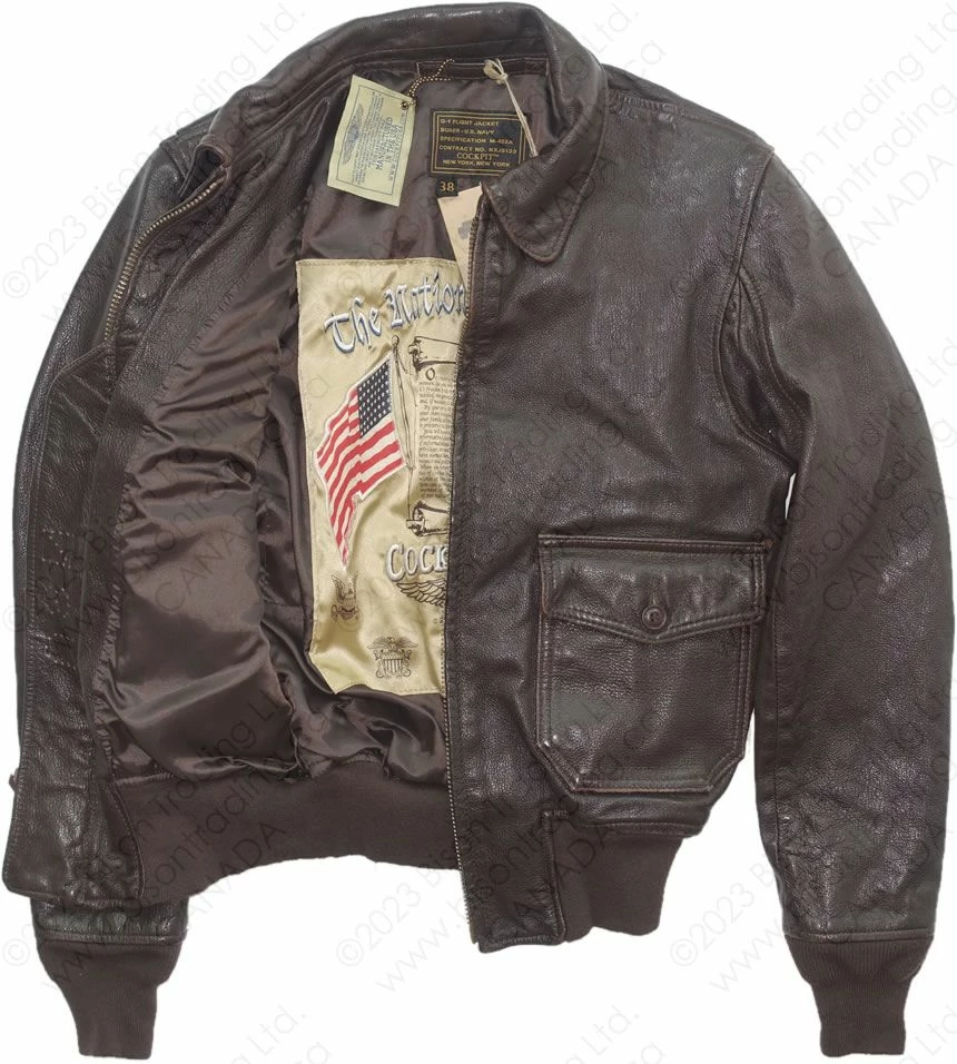 Cockpit USA Navy Carrier Pilot's Flight Jacket Z21I024 12 Cockpit USA Navy Carrier Pilot's Flight Jacket Z21I024 - Image 10