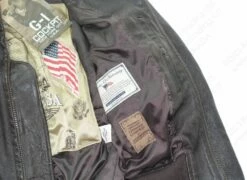 Cockpit USA Navy Carrier Pilot's Flight Jacket Z21I024 38 Cockpit USA Navy Carrier Pilot's Flight Jacket Z21I024 -Bison Trading Shop cockpit uss forrestal carrier 21