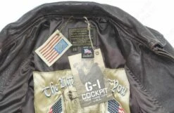 Cockpit USA Navy Carrier Pilot's Flight Jacket Z21I024 41 Cockpit USA Navy Carrier Pilot's Flight Jacket Z21I024 -Bison Trading Shop cockpit uss forrestal carrier 24