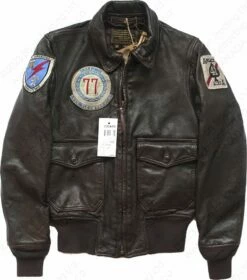 Cockpit USA U.S.S. Ticonderoga G-1 Jacket Z21H008 -Bison Trading Shop cockpit uss ticonderoga g1 14