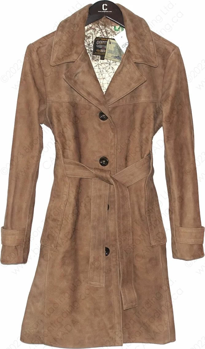 Cockpit USA Women's Amelia Trench W21C002 3 Cockpit USA Women's Amelia Trench W21C002