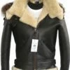 Cockpit USA Women's Hooded Sheepskin Jacket W72N500 1 Cockpit USA Women's Hooded Sheepskin Jacket W72N500 -Bison Trading Shop cockpit w72n500 l 11