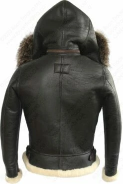 Cockpit USA Women's Hooded Sheepskin Jacket W72N500 32 Cockpit USA Women's Hooded Sheepskin Jacket W72N500 -Bison Trading Shop cockpit w72n500 l 20