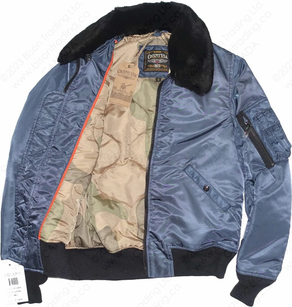 Cockpit USA Women's B-15 Bomber Jacket W74U003 11 Cockpit USA Women's B-15 Bomber Jacket W74U003 - Image 9