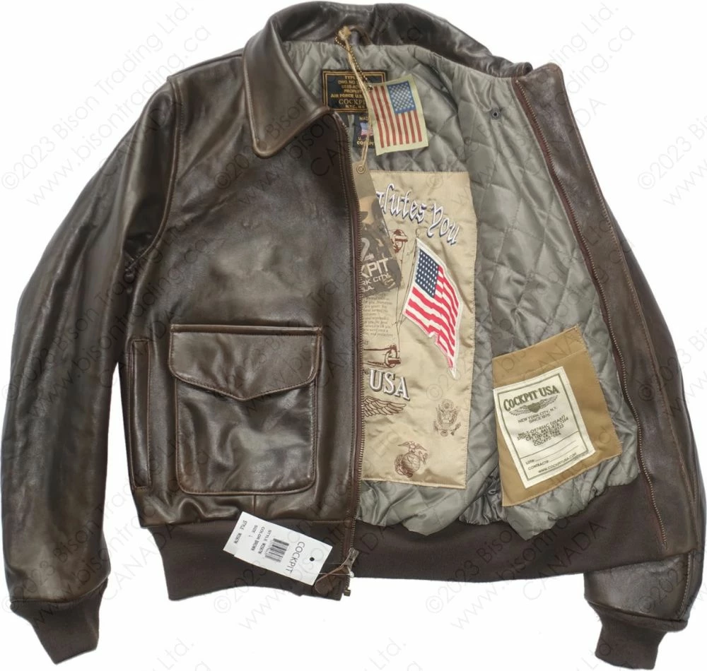 Cockpit USA Women's WASP A-2 Flight Jacket W2567 13 Cockpit USA Women's WASP A-2 Flight Jacket W2567 - Image 11