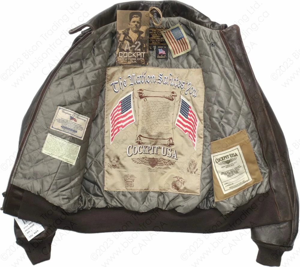 Cockpit USA Women's WASP A-2 Flight Jacket W2567 14 Cockpit USA Women's WASP A-2 Flight Jacket W2567 - Image 12