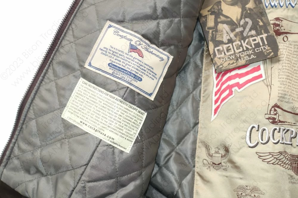 Cockpit USA Women's WASP A-2 Flight Jacket W2567 22 Cockpit USA Women's WASP A-2 Flight Jacket W2567 - Image 20