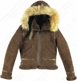 Cockpit USA Women's Hooded B-3 Bomber Jacket W72N300