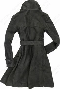 Cockpit USA Women's Amelia Trench In Black W21C002B 7 Cockpit USA Women's Amelia Trench In Black W21C002B -Bison Trading Shop cockpit womenameliatrench blk 12