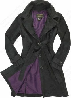 Cockpit USA Women's Amelia Trench In Black W21C002B 8 Cockpit USA Women's Amelia Trench In Black W21C002B -Bison Trading Shop cockpit womenameliatrench blk 13