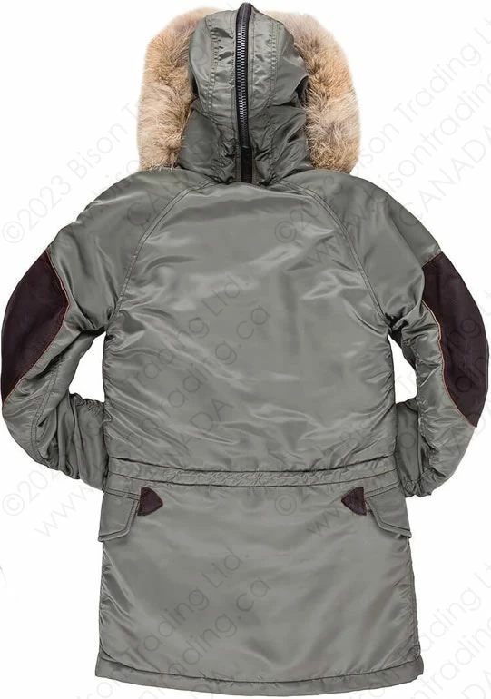 Cockpit USA Women's N3B Long Parka W74W001 4 Cockpit USA Women's N3B Long Parka W74W001 - Image 2