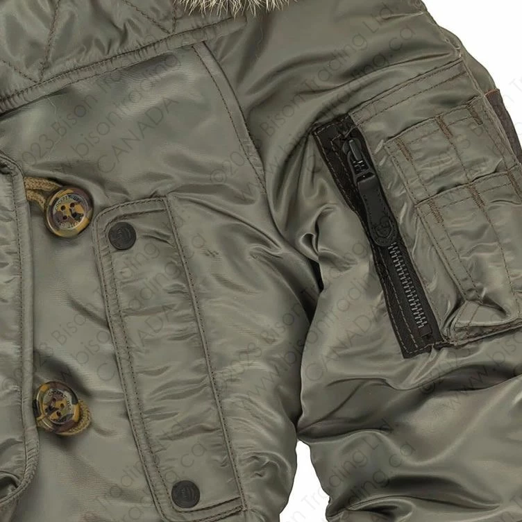 Cockpit USA Women's N3B Long Parka W74W001 6 Cockpit USA Women's N3B Long Parka W74W001 - Image 4