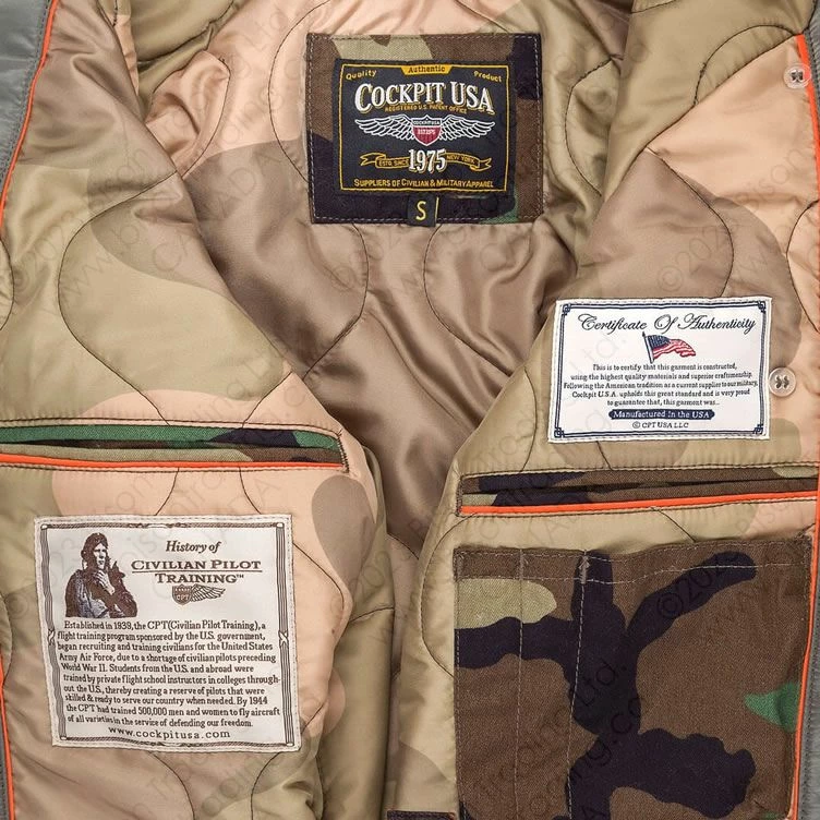 Cockpit USA Women's N3B Long Parka W74W001 8 Cockpit USA Women's N3B Long Parka W74W001 - Image 6