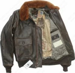 Cockpit USA U.S. Navy Lambskin G-1 Flight Jacket Z201035M 33 Cockpit USA U.S. Navy Lambskin G-1 Flight Jacket Z201035M -Bison Trading Shop cockpit z201035m s 22