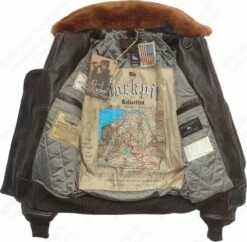 Cockpit USA U.S. Navy Lambskin G-1 Flight Jacket Z201035M 34 Cockpit USA U.S. Navy Lambskin G-1 Flight Jacket Z201035M -Bison Trading Shop cockpit z201035m s 23