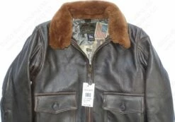 Cockpit USA U.S. Navy Lambskin G-1 Flight Jacket Z201035M 38 Cockpit USA U.S. Navy Lambskin G-1 Flight Jacket Z201035M -Bison Trading Shop cockpit z201035m s 27