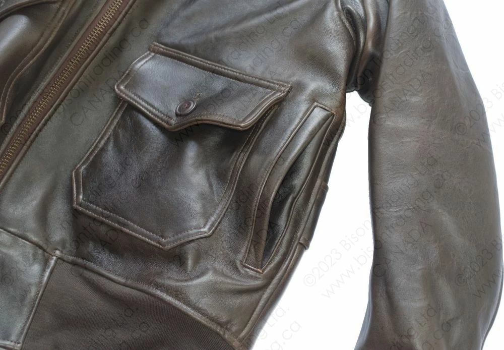 Cockpit USA U.S. Navy Lambskin G-1 Flight Jacket Z201035M 20 Cockpit USA U.S. Navy Lambskin G-1 Flight Jacket Z201035M - Image 18